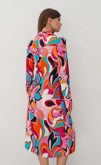 Платье летнее женское розовый (61914-2) фото