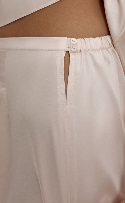 Пижама с шортами женская светло-кремовый (61888-6) фото