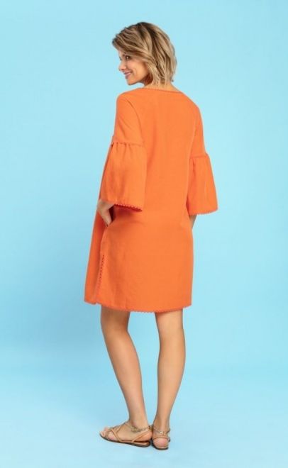 Туника-платье с кружевом  (61356-2) фото