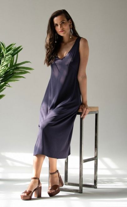 Платье летнее фиолетовый (60429-2) фото