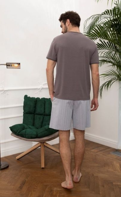  Пижама мужская с шортами  (51712) фото