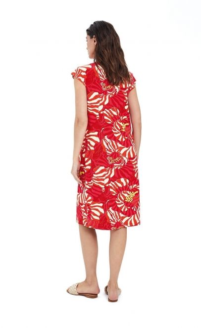 Платье летнее женское красный (52091-4) фото