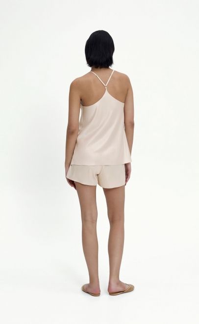Пижама с шортами женская светло-кремовый (61888-6) фото
