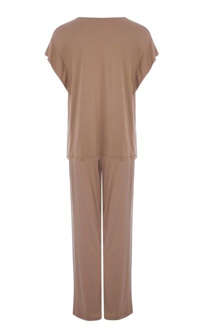 Пижама с брюками  бежевый (51967-1+51961-1) фото