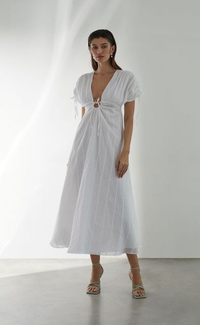 Платье летнее женское  белый (61907-1) фото