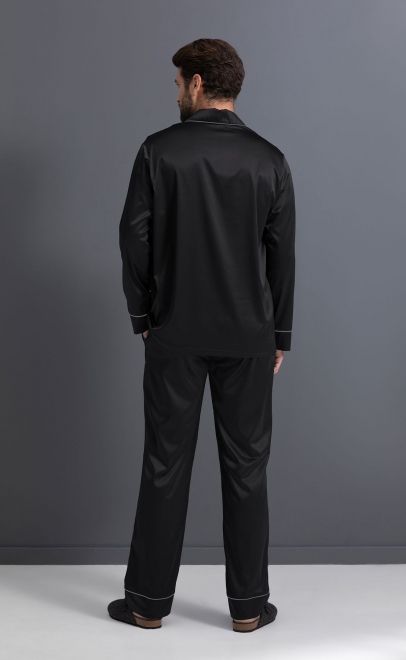 Пижама с брюками мужская чёрный (61890-1) фото