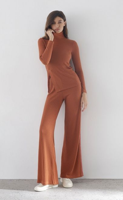 Водолазка женская терракотовый (30493-1) фото