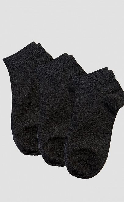 Носки укороченные (комплект из 3 пар)   (D4U3-8 (комплект из 3 пар)) фото