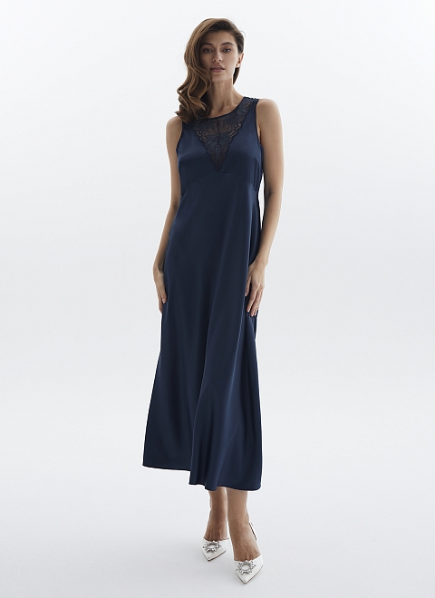 Сорочка женская с кружевом фото