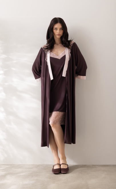 Ночная сорочка женская коричневый (52194) фото