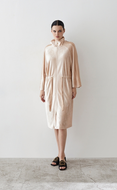 Халат домашний женский топлёное молоко (20459-1) фото