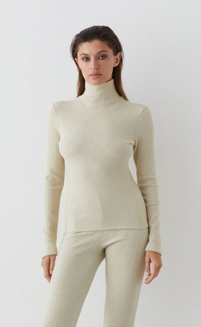 Водолазка женская холодный бежевый (51990-5) фото
