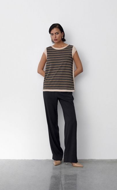 Топ женский графитовый (56496-1) фото