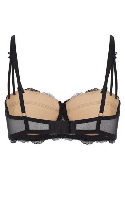 Бюстгальтер с плотной чашкой чёрный (L30-200) фото