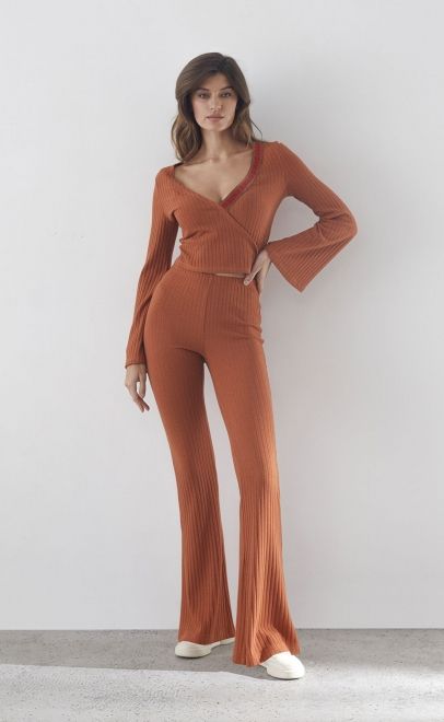 Топ женский терракотовый (30492-1) фото