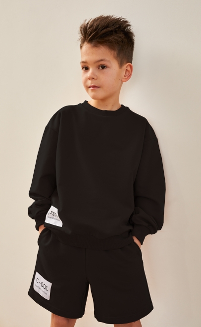 Шорты для мальчика  чёрный (30433-5) фото