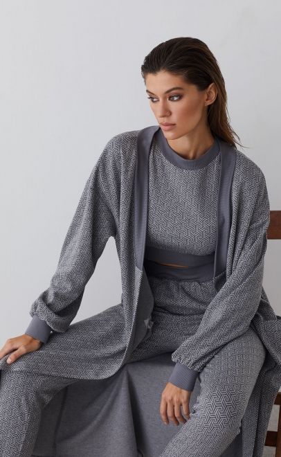 Жакет женский серый (30478-2) фото