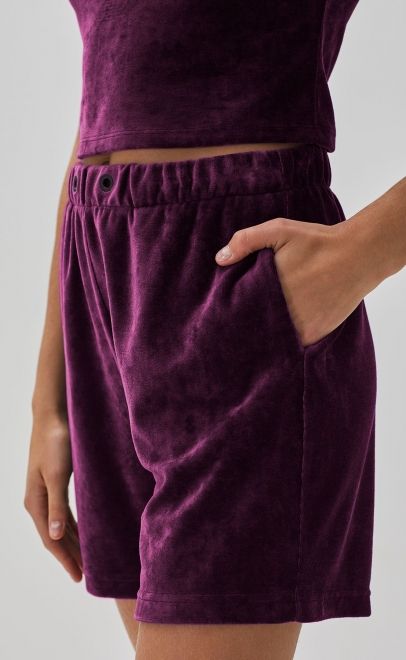 Шорты женские фиолетовый (20423-4) фото