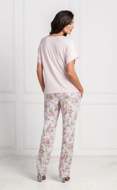 Пижама из вискозы с цветочным принтом  (51602) фото