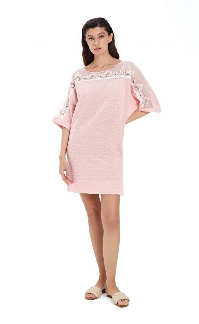 Туника домашняя светло-розовый (30573) фото