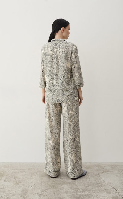 Пижама с брюками из вискозы  (56440) фото