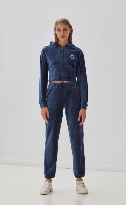 Толстовка женская тёмно-синий (20424-1) фото