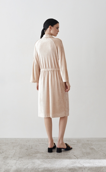 Халат домашний женский топлёное молоко (20459-1) фото