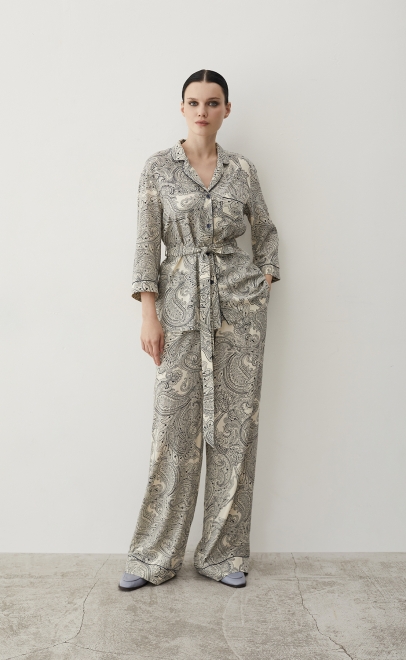 Пижама с брюками из вискозы  (56440) фото