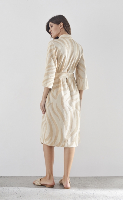 Халат домашний женский золотой (30512-2) фото