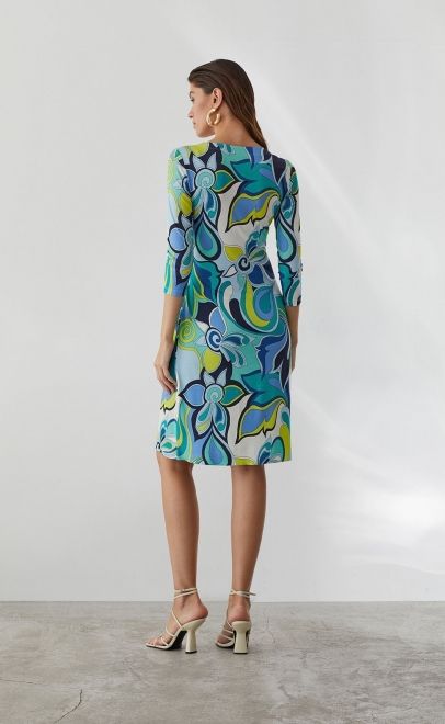 Платье летнее женское бирюзовый (56516-1) фото