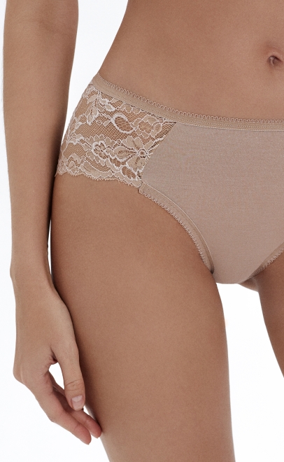 Трусики слип женские бежевый (M-206-2) фото