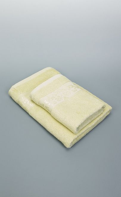 Комплект полотенец из бамбука (большое и среднее)  (Бамбук-8K) фото