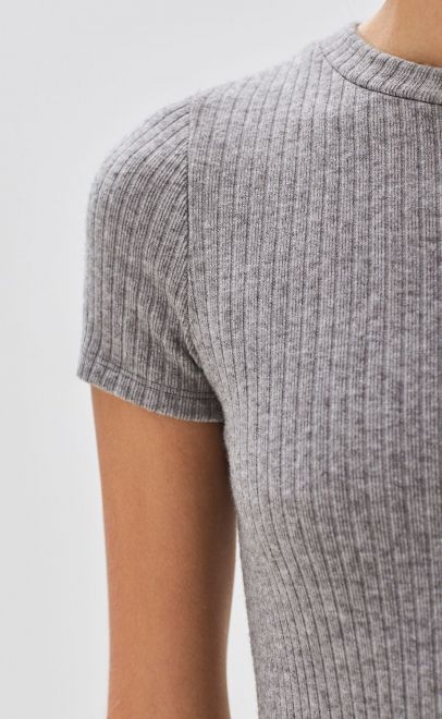 Футболка женская серый (51989-4) фото