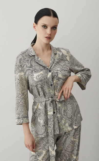 Пижама с брюками из вискозы  (56440) фото