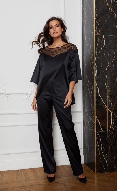 Топ домашний с кружевом  (60514) фото