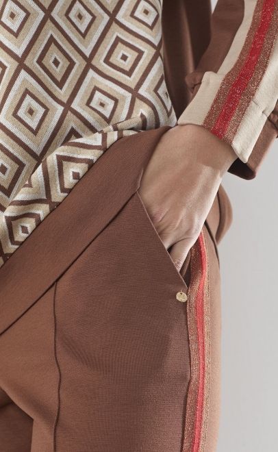 Джемпер женский коричневый (30502-1) фото