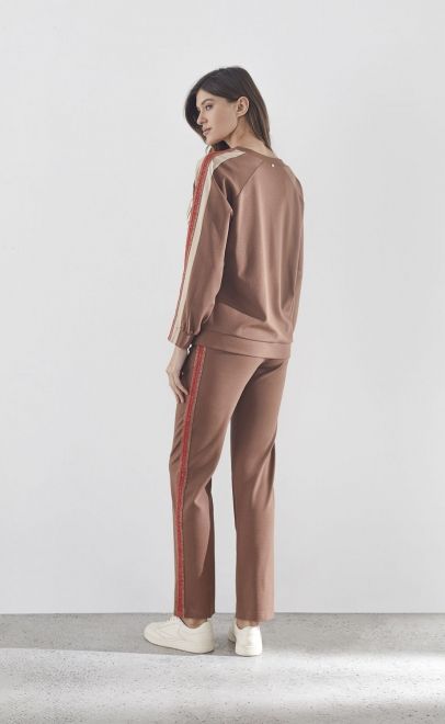 Брюки женские коричневый (30506-1) фото