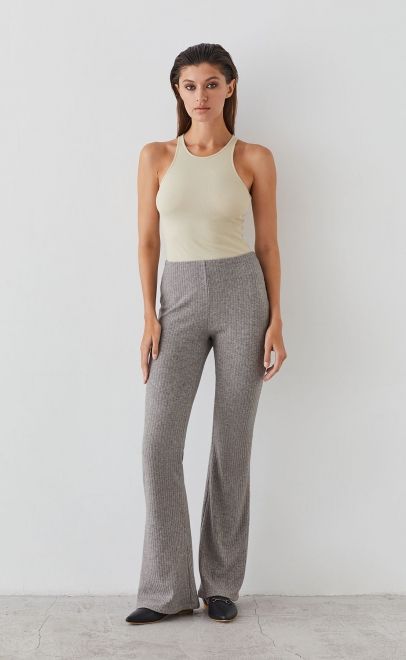 Топ женский&nbsp;&nbsp;из хлопка молочный холодный (61877-1) фото