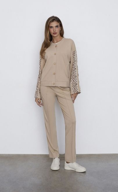 Жакет женский бежевый (30503-2) фото