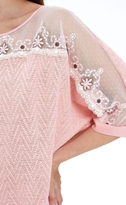 Туника домашняя светло-розовый (30573) фото