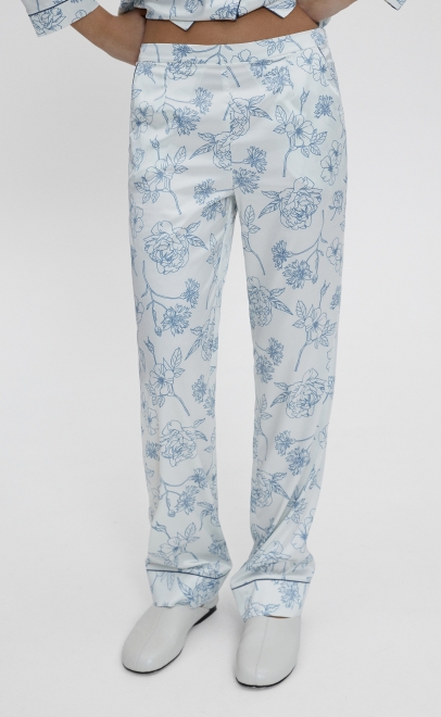 Пижама с брюками бежевый (60544-5+60545-5) фото