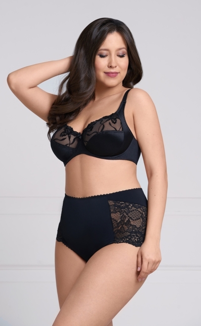 Трусики слип чёрный (Т1500-4) фото