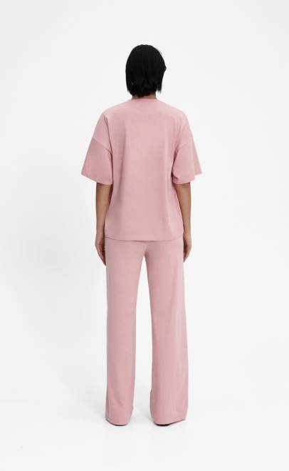 Пижама с брюками женская розовый (55515-6) фото