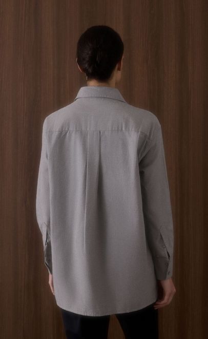 Рубашка женская серый (61769) фото