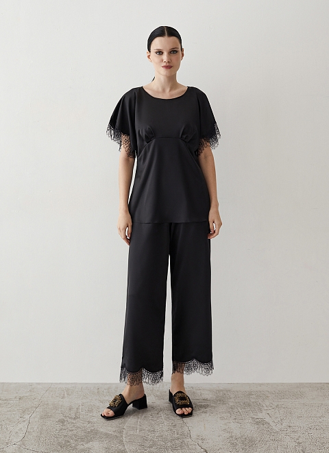 Пижама с брюками женская фото