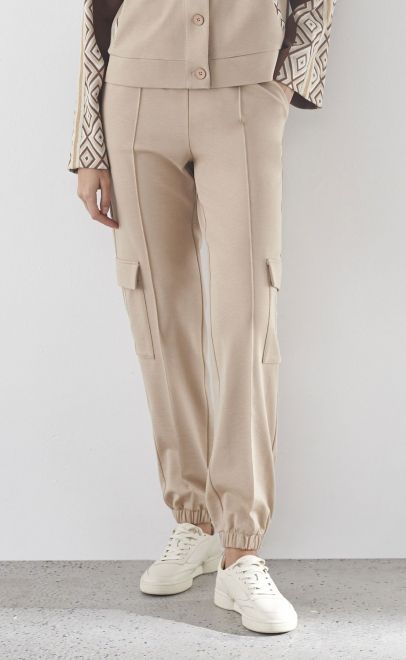 Брюки женские бежевый (30505-2) фото