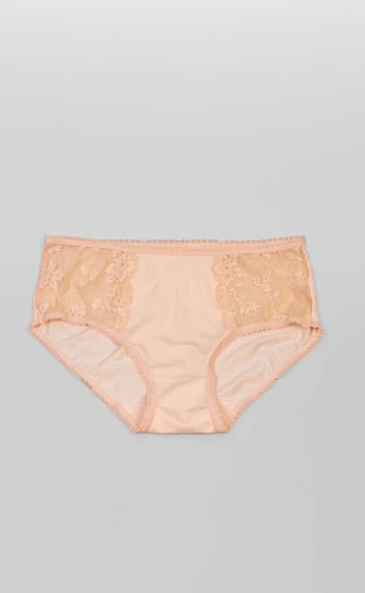 Трусики слип из вискозы (100% натурально) бежевый (M-102-4) фото