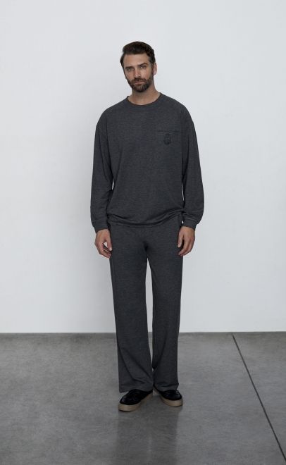 Брюки мужские графитовый (30585-3) фото