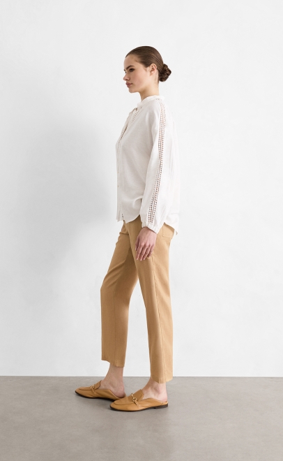 Брюки женские тёмный песок (62127-2) фото