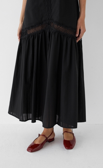 Платье женское чёрный (55479-3) фото